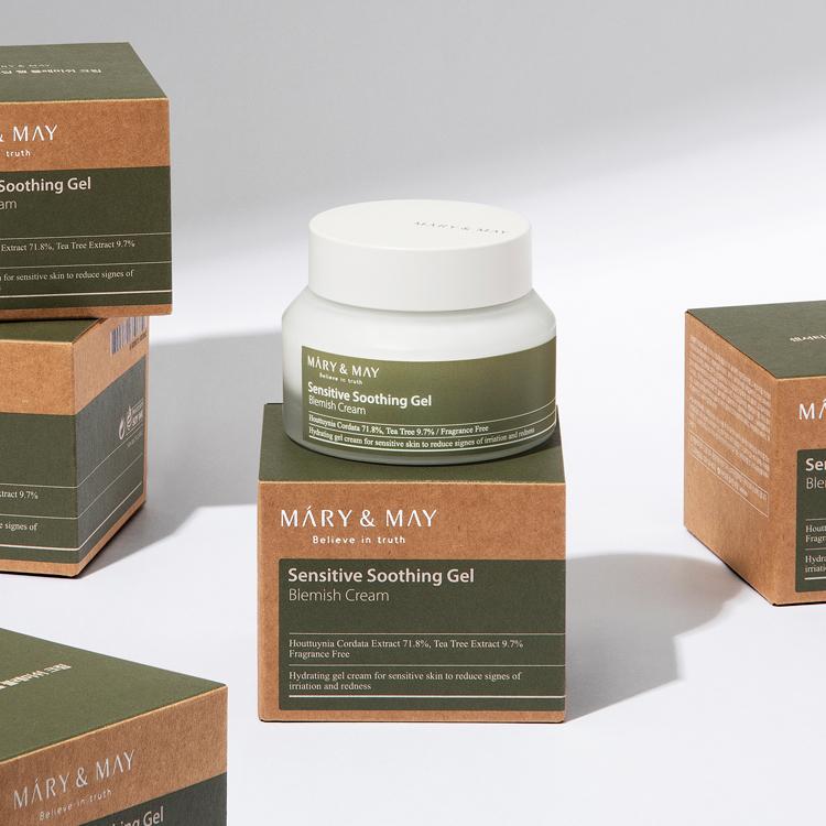 [MARY&MAY] Sensitive Soothing Gel Blemish Cream - 70ml